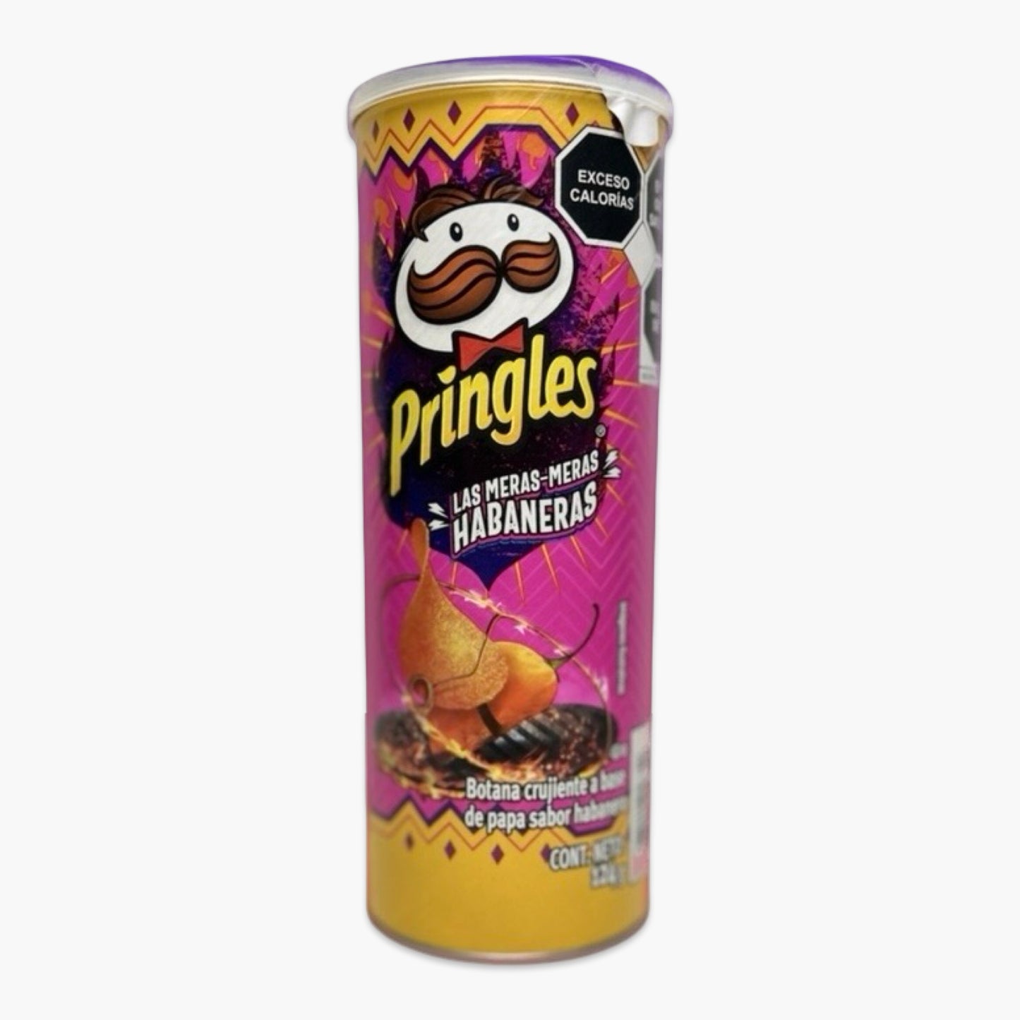 Pringles Las Meras-Meras Habaneras 156 g – scharfe Pringles mit Habanero-Chili, mexikanische Limited Edition in feurigem Design