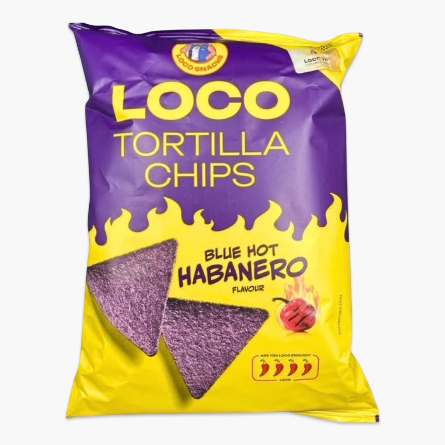 Loco Tortilla Chips Blue Hot Habanero 100g