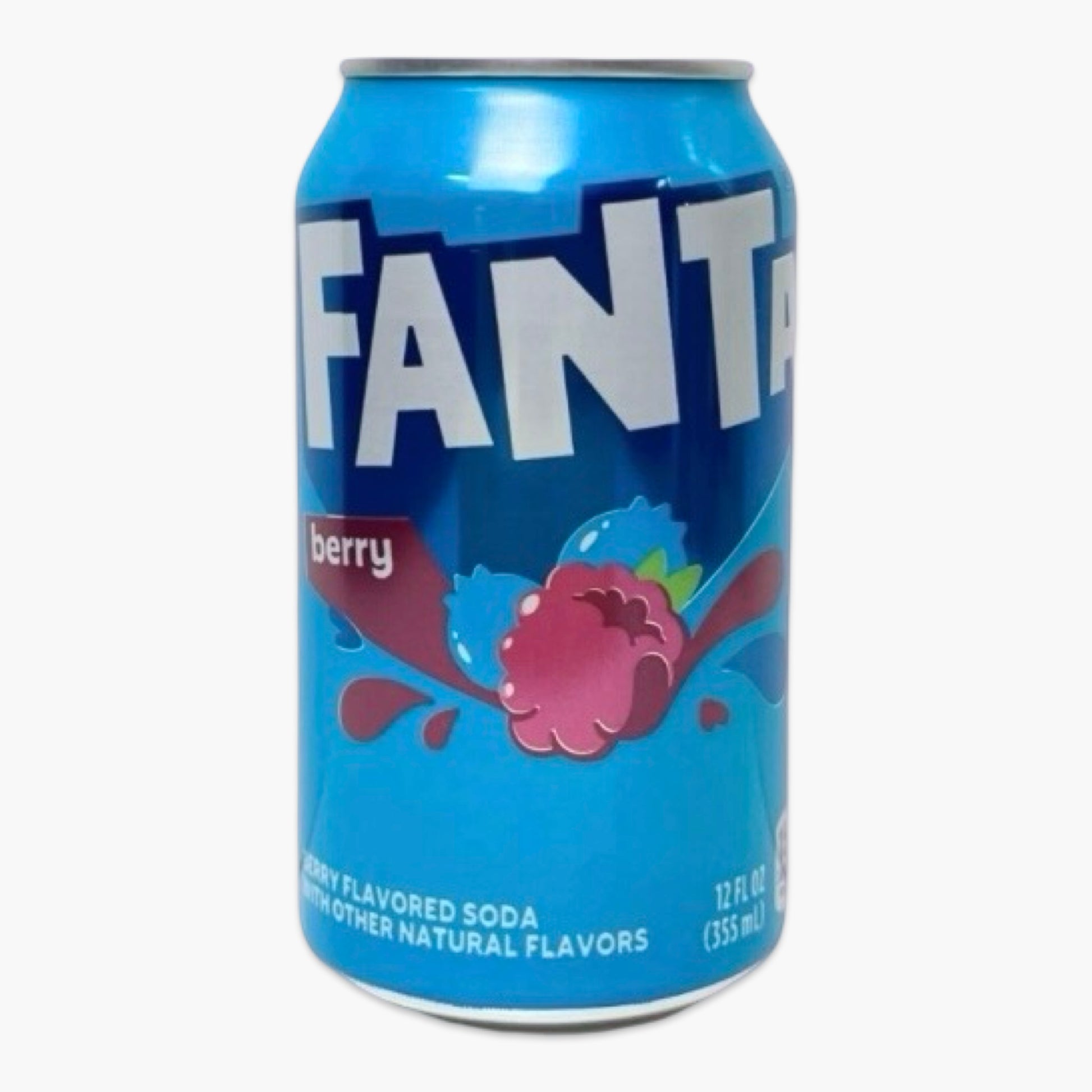 Fanta Berry 355 ml – leuchtend blaue US-Fanta mit intensivem Beerenmix, importierte Limited Edition in blauer Dose