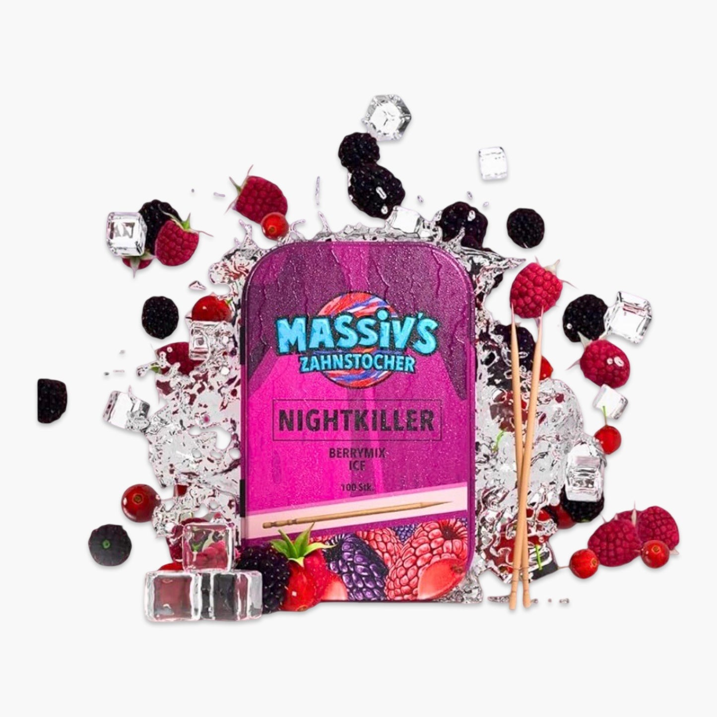 Massivs Zahnstocher Nightkiller Berry Mix Ice