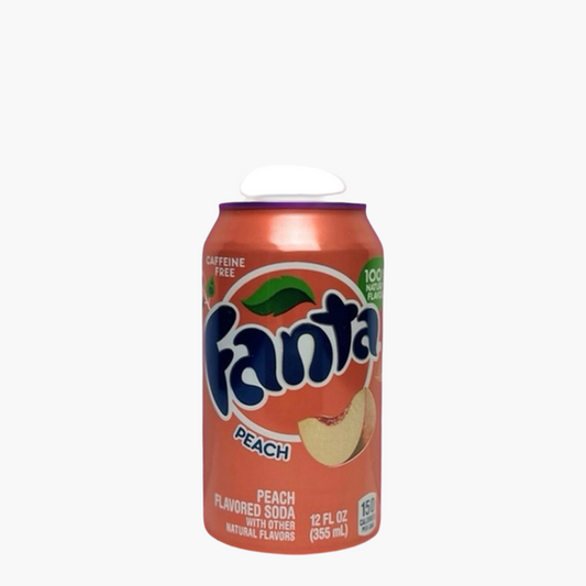 Fanta Peach 355 ml – amerikanische Sonderedition mit intensivem Pfirsichgeschmack, bunte Dose aus den USA