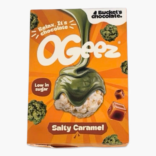 Ogeez Salty Caramel 40 g – salzig-süßer Snack in außergewöhnlicher Form, knusprig, karamellig & optisch ein Hingucker