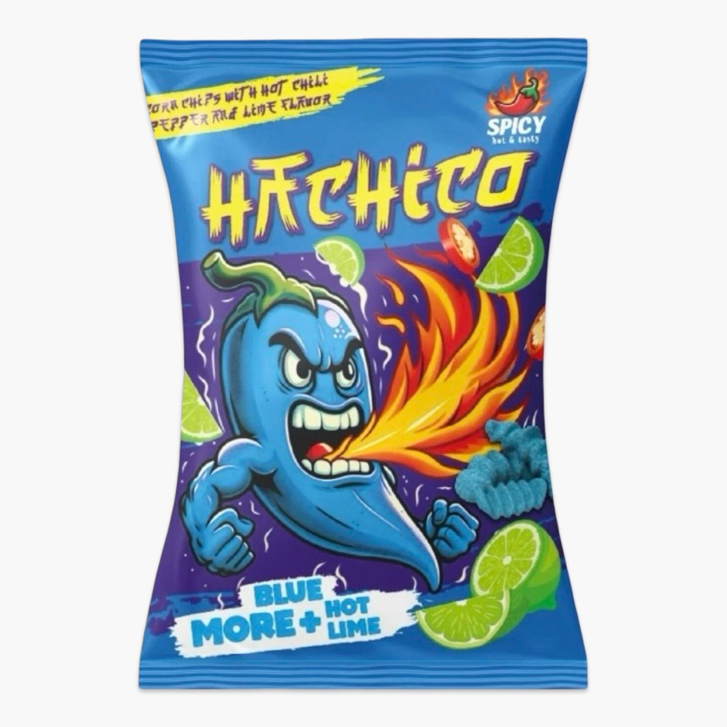 Hachico Blue Lime - blaue Limette Chips 65g
