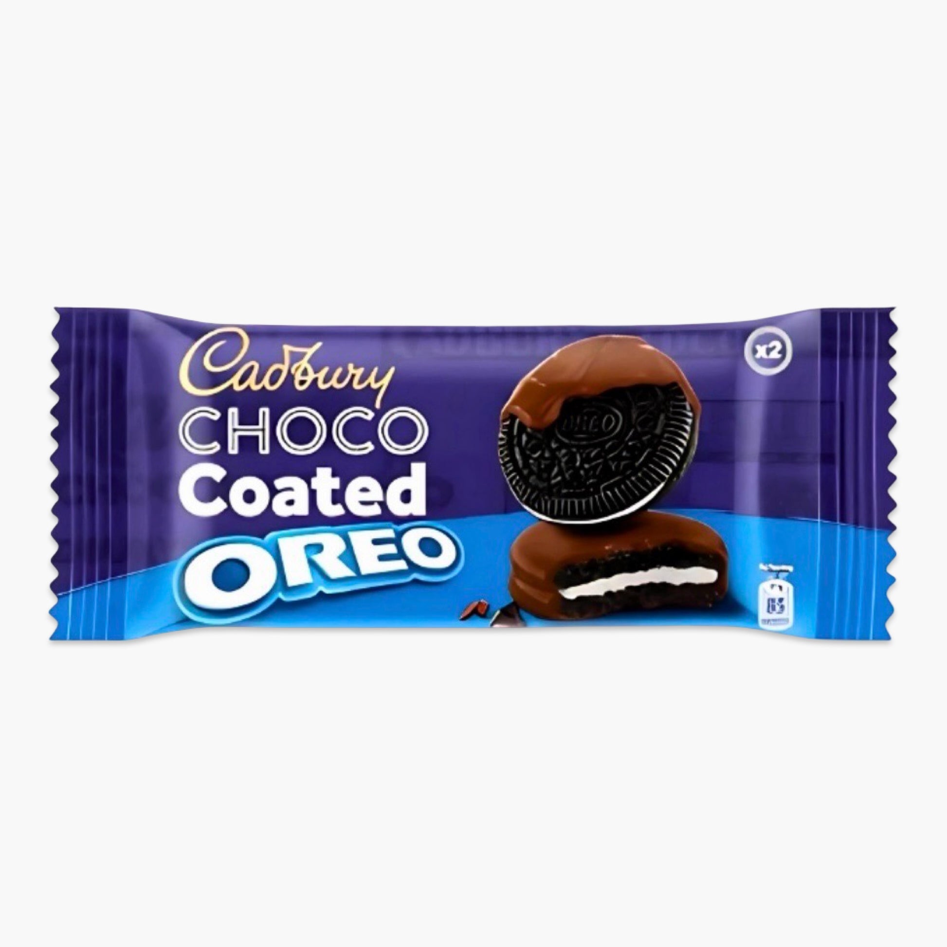 Oreo Cadbury Choco Coated 31,3 g – klassischer Oreo-Keks mit zarter Cadbury-Schokolade umhüllt, cremig, crunchy & schokoladig