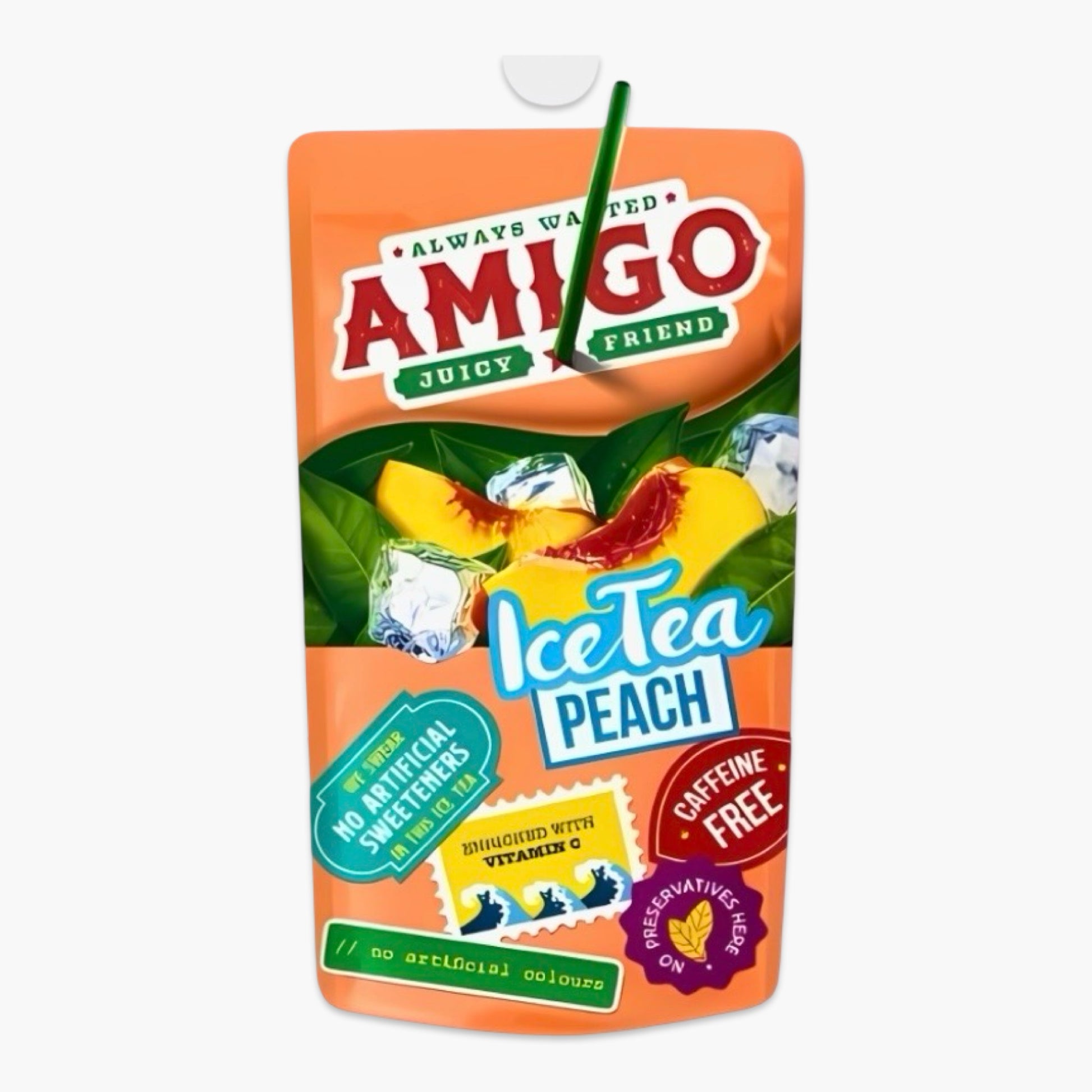 Amigo Ice Tea Peach 200 ml – klassischer Pfirsich-Eistee im handlichen Format, fruchtig, erfrischend & ready to drink