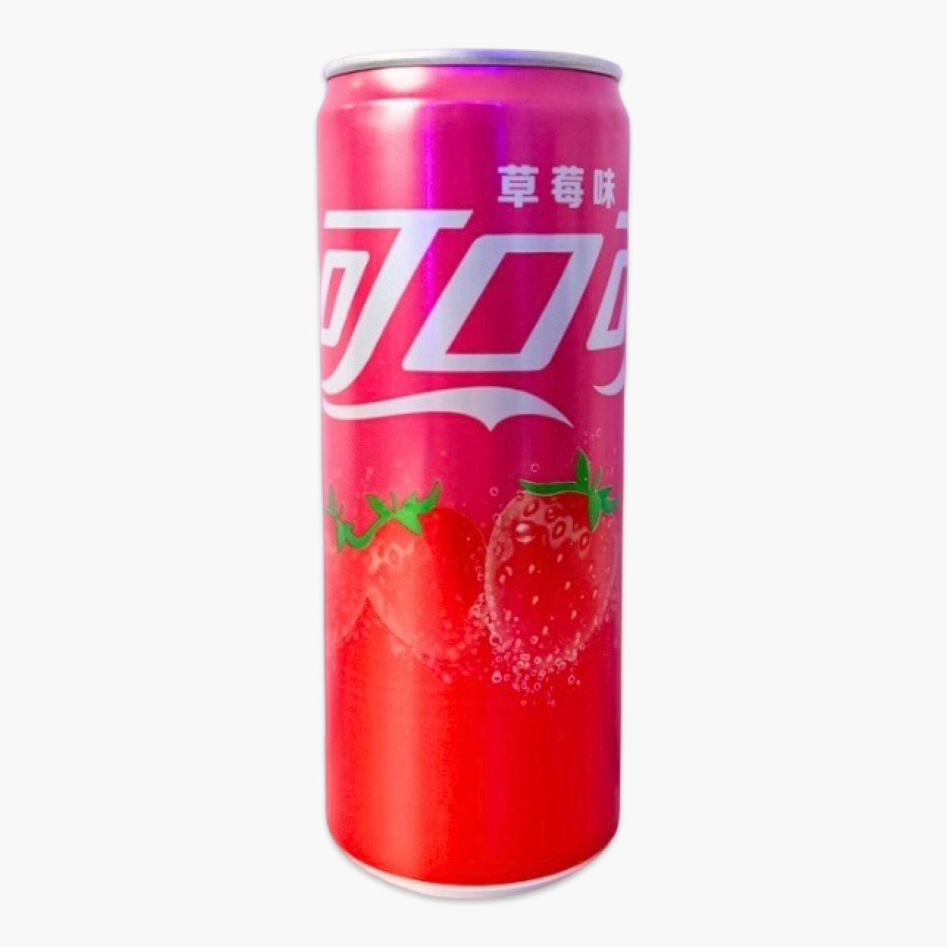 Coca Cola Strawberry 330 ml – asiatische Erdbeer-Cola in der roten Dose, fruchtig-süße Limited Edition für Sammler und Softdrink-Fans