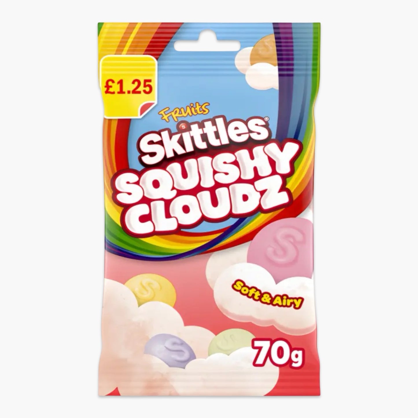 Skittles Fruit Squishy Cloudz Soft&Airy 70g