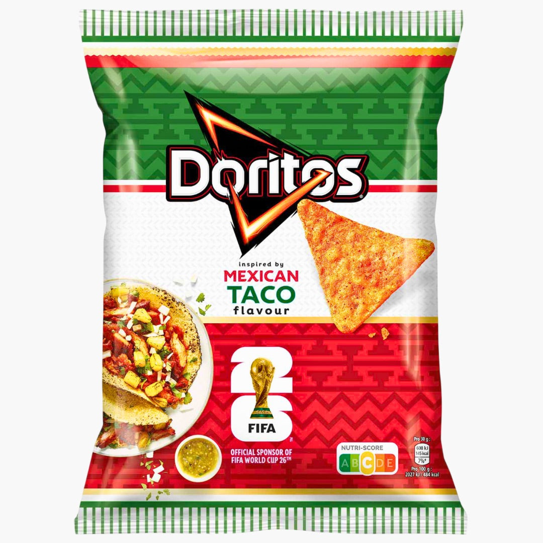 Doritos Mexican Taco Style 110 g – knusprige Tortilla Chips mit würzigem Taco-Geschmack bei Four5
