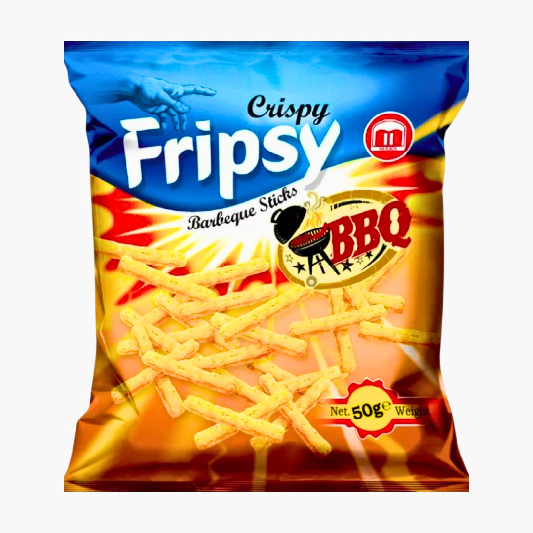 Fripsy Sticks Barbecue 50 g – knusprige Maissticks mit würzigem BBQ-Geschmack bei Four5