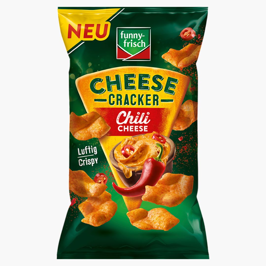 Funny Frisch Cheese Cracker Chili Cheese – würzige Cracker mit Chili & Käse – 100 g – online bei Four5