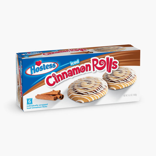 Hostess Iced Cinnamon Rolls 468g jetzt bei Four5 kaufen. Der amerikanische Klassiker mit Zimtfüllung & Zuckerguss