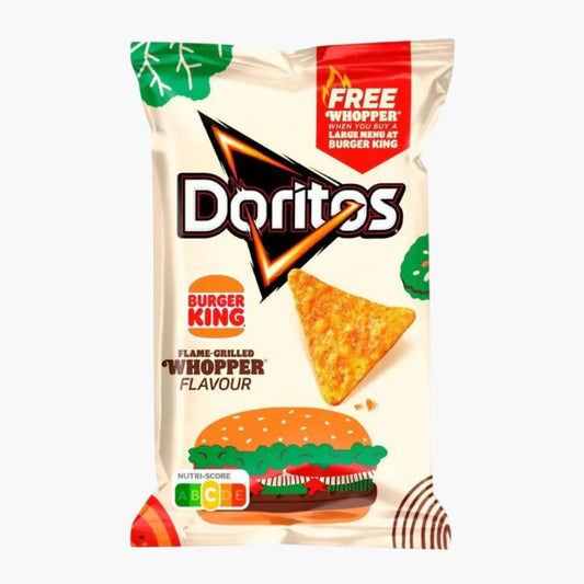 Doritos Burger King Flame-Grilled Whopper 70g – würzige Tortilla Chips mit Whopper Geschmack kaufen in Österreich bei Four5