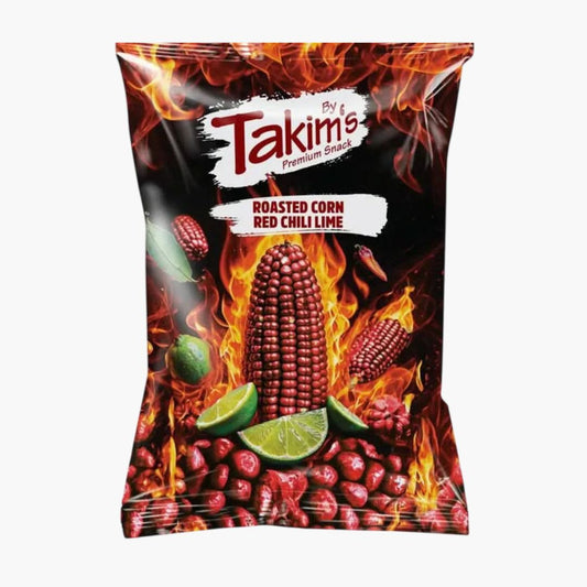 Takim Roasted Corn Hot Chili & Lime 100 g – gerösteter Mais mit scharfer Chili‑Limetten Würzung kaufen in Österreich bei Four5