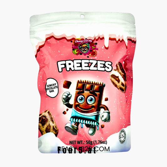 Chaos Candy FREEZES Crunchy Chocolate 50 g – schokoladiger Crunch‑Snack mit eisiger Textur kaufen in Österreich bei Four5