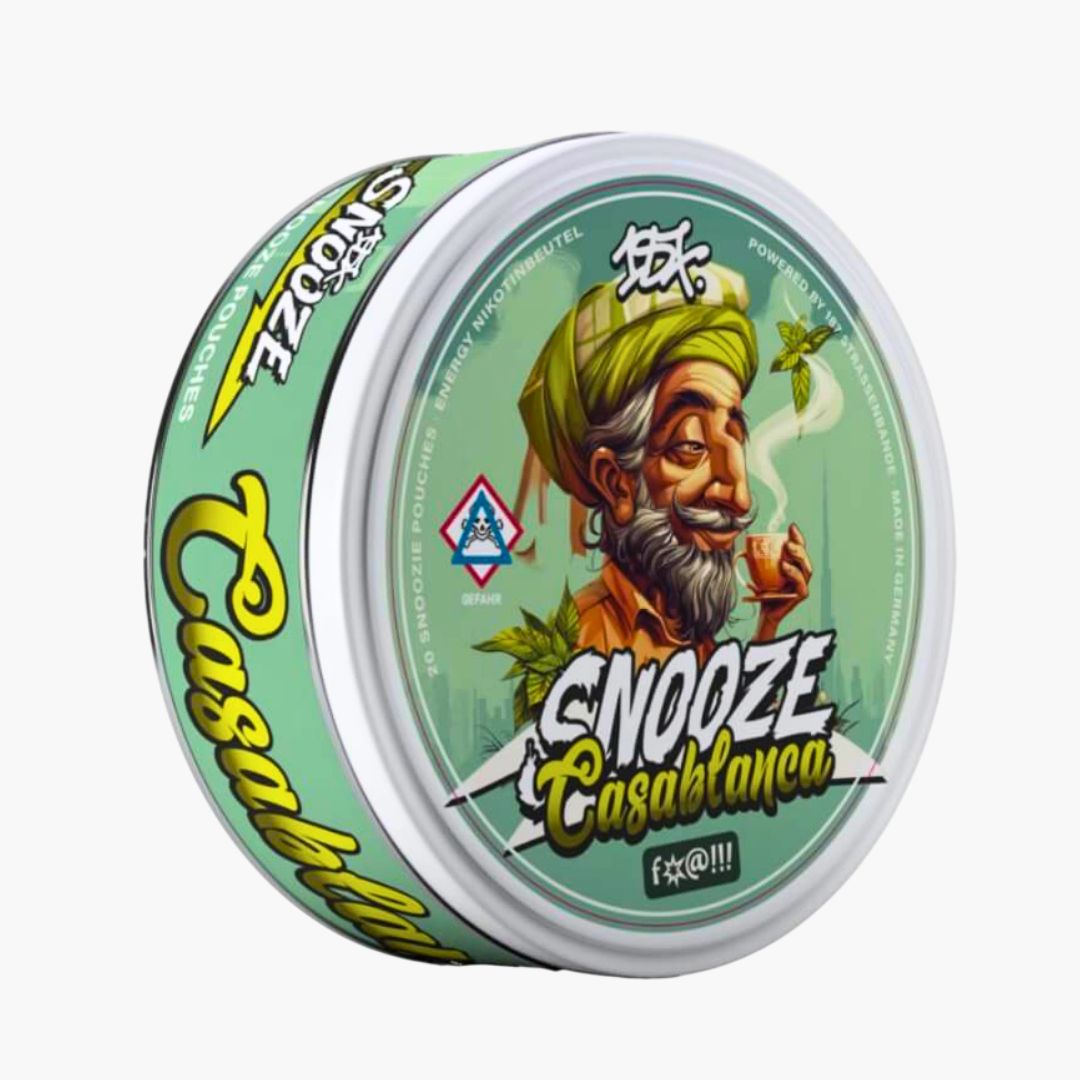 SNOOZE Casablanca Nikotinbeutel – Minztee‑Aroma mit orientalischem Flair kaufen in Österreich bei Four5