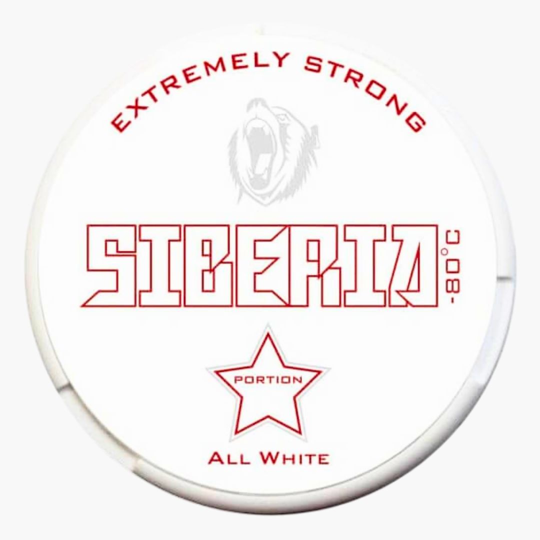 Siberia -80°C All White Portion – extrem starke Nikotinbeutel mit Menthol-Kick kaufen in Österreich bei Four5