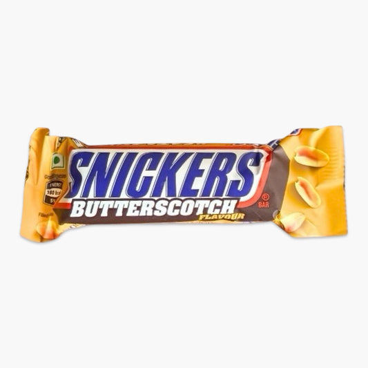 Snickers Butterscotch 40 g – limitierter Schokoriegel mit Butterscotch-Karamell, asiatische Edition mit cremig-nussigem Geschmack