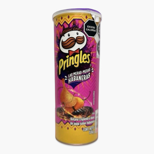 Pringles Las Meras-Meras Habaneras 156 g – scharfe Pringles mit Habanero-Chili, mexikanische Limited Edition in feurigem Design