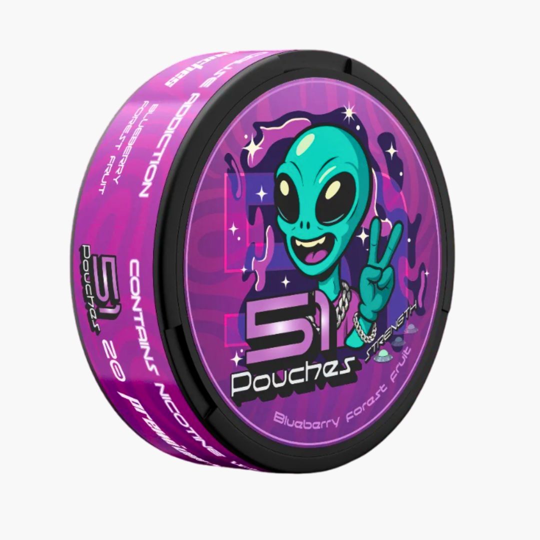 51 POUCHES Blueberry Forest Fruit 16 mg – Nikotinbeutel mit Heidelbeer‑Waldbeeren Geschmack kaufen in Österreich bei Four5
