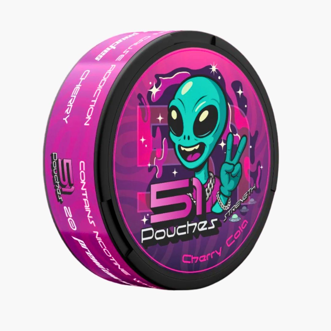 51 POUCHES Cherry Cola 16 mg Nikotinbeutel – Cherry‑Cola Geschmack kaufen in Österreich bei Four5