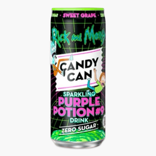 Candy Can Purple Potion 330 ml – kalorienfreies, veganes Trauben-Softgetränk in stylischem Purple-Design, trendy und zuckerfrei