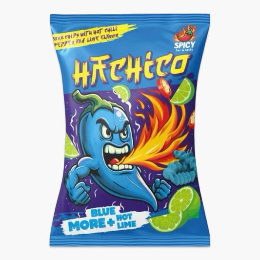 Hachico Blue Lime - blaue Limette Chips 65g
