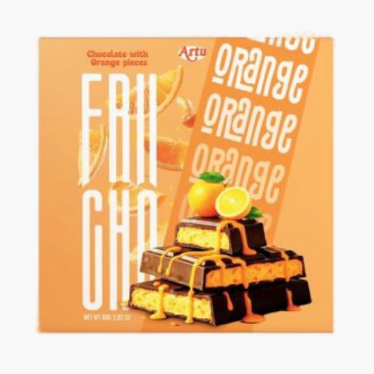ARTU Chocolate Orange 80 g – cremige Milchschokolade mit fruchtiger Orangennote bei Four5