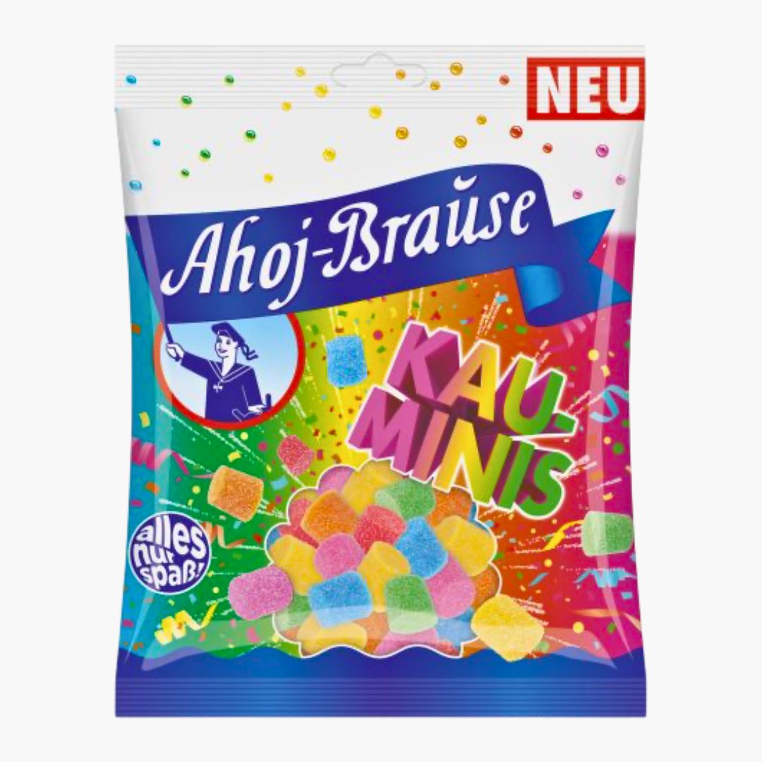 Ahoj-Brause Kauminis 150 g – fruchtige Kaubonbons mit prickelnder Brausefüllung bei Four5