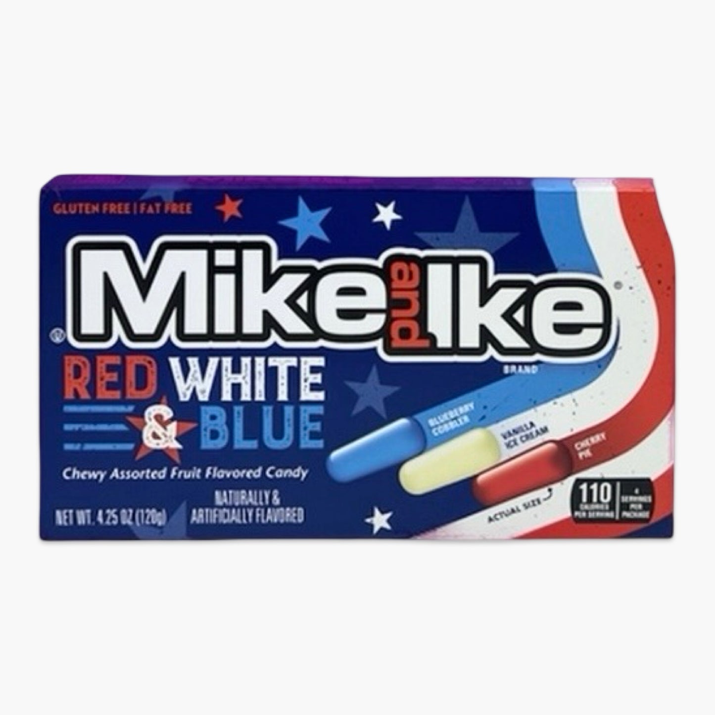 Mike and Ike  Red White & Blue 120g