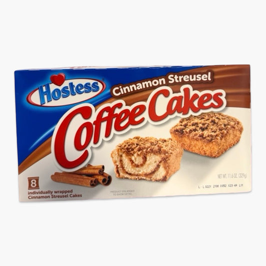 Hostess Coffee Cakes Cinnamon 329 g – US-Zimt-Streuselkuchen in Miniformat, verpackt in Einzelportionen, ideal zum Kaffee