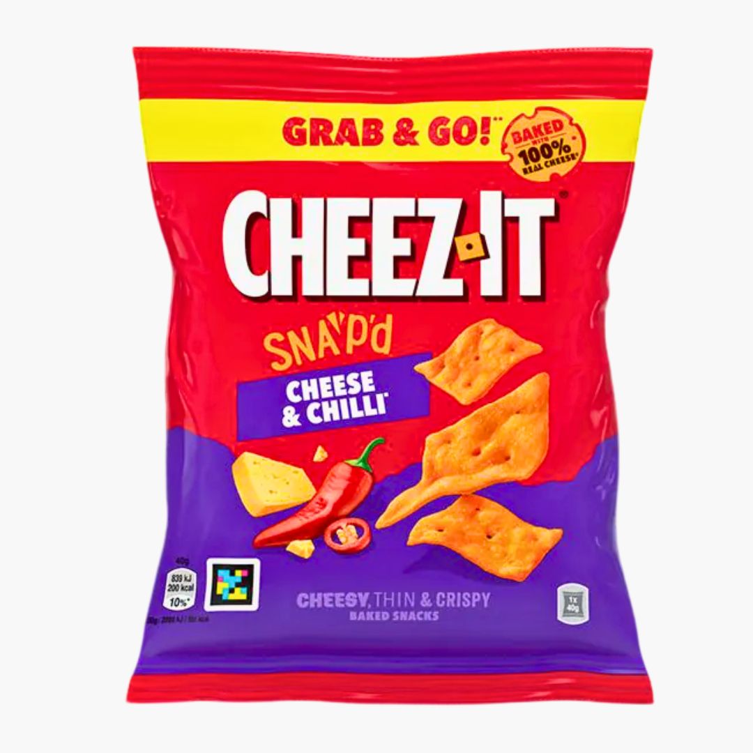 Cheez-It Cheese & Chilli 40 g – knusprige Käsecracker mit Chili-Schärfe bei Four5