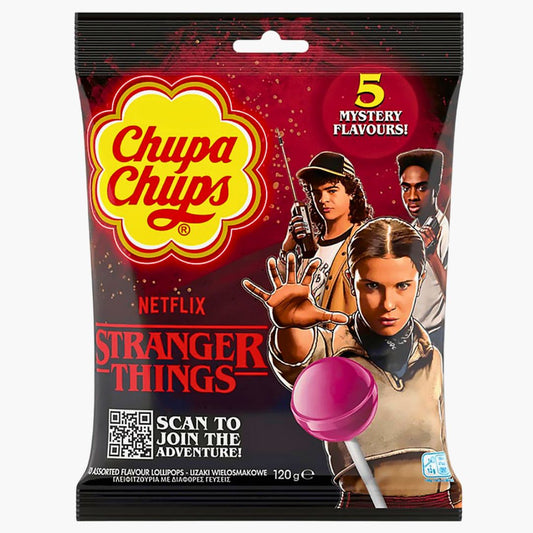 Chupa Chups Stranger Things 5 Mystery Flavours 120 g – limitierte Lutscher mit geheimen Aromen kaufen in Österreich bei Four5
