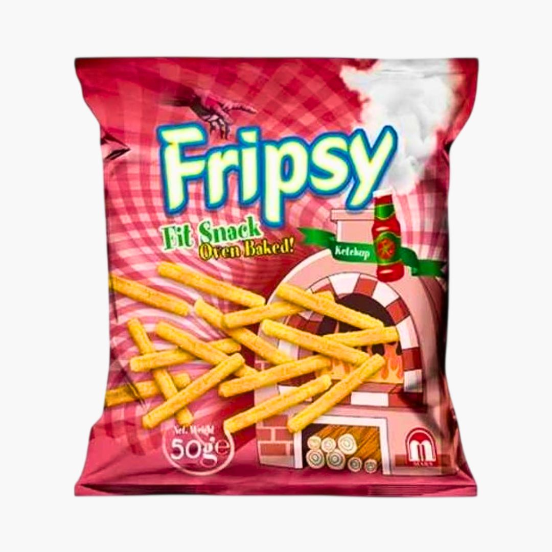 Fripsy Sticks Oven Baked Ketchup 50 g – knusprige Maissticks mit Ketchup-Geschmack bei Four5