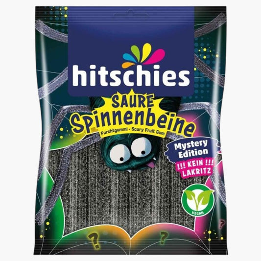 Hitschies Saure Spinnenbeine Mystery Edition 125 g – saure Fruchtgummi-Streifen bei Four5