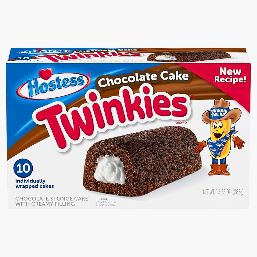 Hostess Twinkies Chocolate 384 g Box – Schokoladen‑Snack Cake mit Cremefüllung kaufen bei Four5