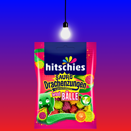 Hitschies Saure Drachenzungen Brizzl Bälle 100g