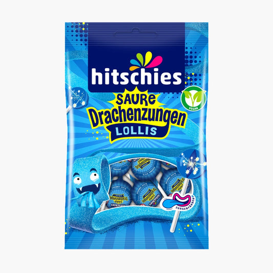 Hitschies Saure Drachenzungen Lollis 128 g – saure Himbeerlutscher kaufen in Österreich bei Four5