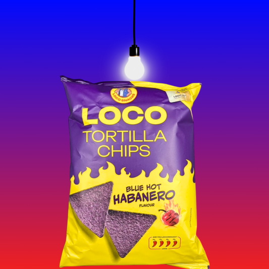 Loco Tortilla Chips Blue Hot Habanero 100g
