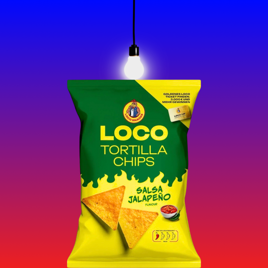 Loco Tortilla Chips Salsa Jalapeño 100g