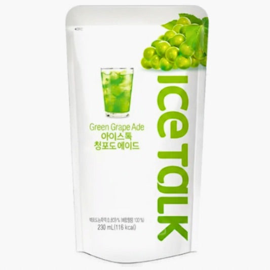 Ice Talk Green Grape 230 ml – koreanisches Erfrischungsgetränk mit fruchtigem Grüntrauben-Geschmack bei Four5