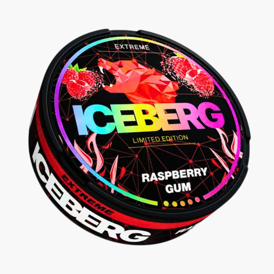 Iceberg Raspberry Gum Nikotinbeutel Himbeer‑Kaugummi Geschmack kaufen in Österreich bei Four5