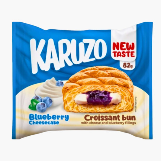 Karuzo Croissant Blueberry Cheesecake 82 g – fluffiges Croissant mit cremiger Blaubeer‑Cheesecake‑Füllung kaufen in Österreich bei Four5