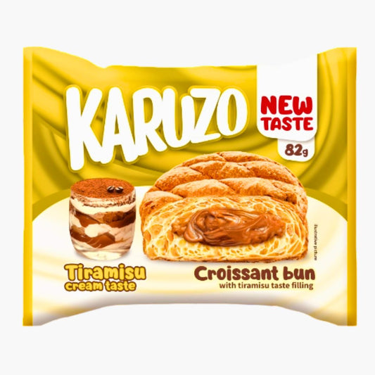 Karuzo Croissant Tiramisu 82 g – flauschiges Croissant‑Bun mit cremiger Tiramisu‑Füllung kaufen in Österreich bei Four5