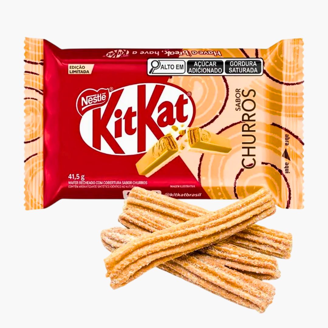 KitKat Churros 41,5 g – knusprige Waffel mit süßem Zimt-Churros-Geschmack bei Four5