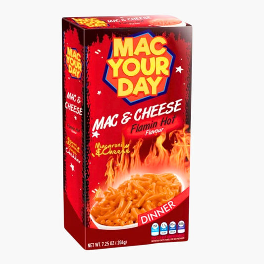 Mac Your Day Mac and Cheese Flamin Hot 206 g – cremige Käsenudeln mit scharfer Würze bei Four5