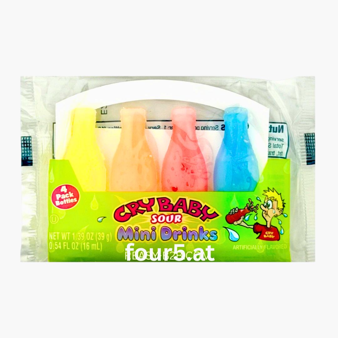 Nik L Nip Wax Candy Bottles Cry Baby Sour 39 g – Retro Wax‑Fläschchen mit saurem Fruchtsirup kaufen in Österreich bei Four5