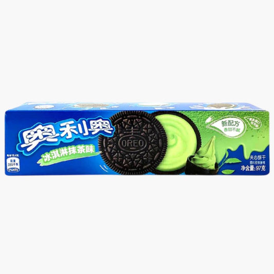 Oreo Ice Matcha Sandwich Cookie 97 g – knusprige Schoko‑Sandwich‑Cookies mit cremiger Ice Matcha‑Füllung, Oreo bei Four5