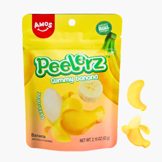 Peelerz Banana 65 g – schälbare Fruchtgummis mit Bananengeschmack bei Four5