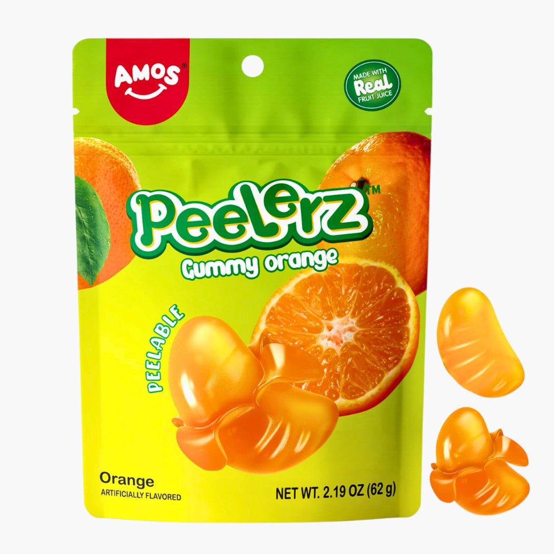 Peelerz Orange 65 g – schälbare Fruchtgummis mit Orangengeschmack bei Four5
