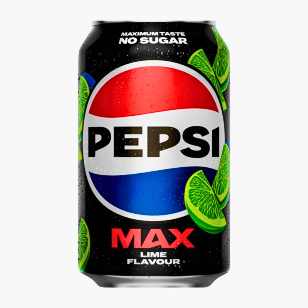 Pepsi Max Lime 330 ml – Zuckerfreie Cola mit Limettengeschmack – bei Four5 erhältlich